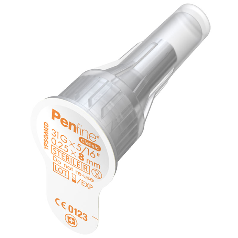 mylife™ Penfine Classic ® 8 mm 31G / 0,25mm einzeln verpackt