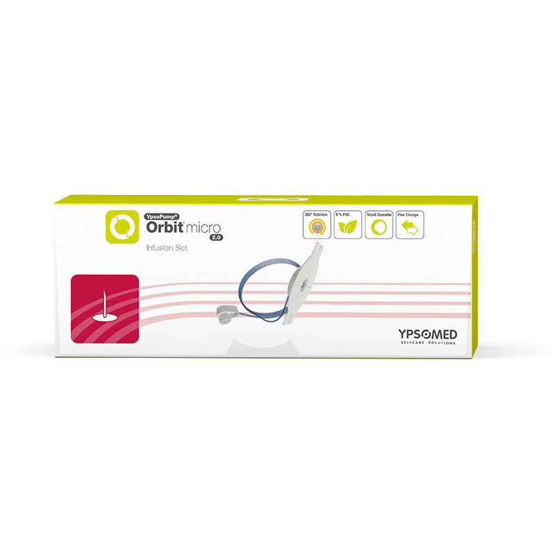 mylife YpsoPump Orbit micro 2.0 Infisionsset Kanülen und Schläuche Verpackung
