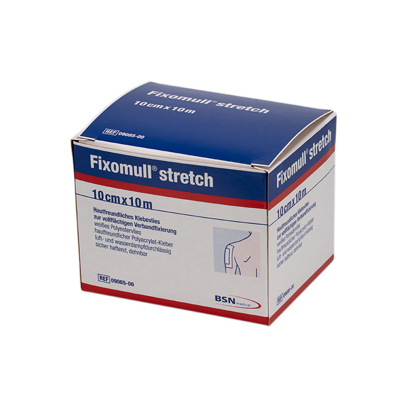 Fixomull strech Fixsierungspflaster 10 cm * 10 m Verpackung