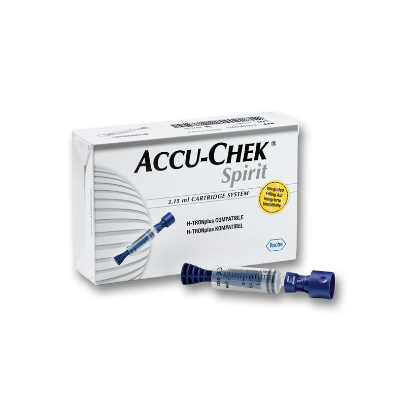 Accu-Chek Spirit 3,15 ml-Ampullensystem Verpackung Inhalt 5 Stück