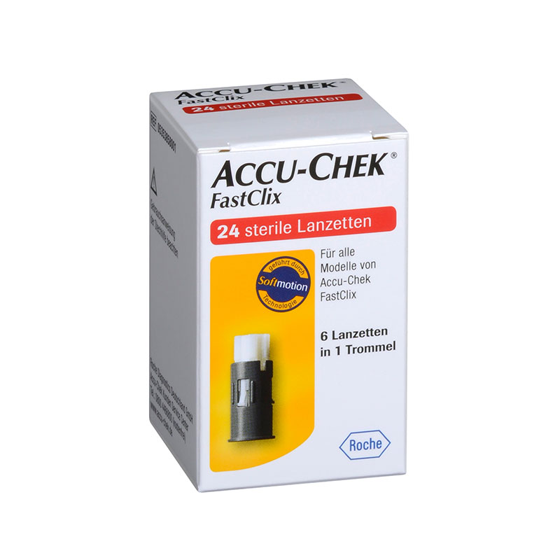 Accu-Chek FastClix Lanzetten Verpackung Inhalt 24 Lanzetten