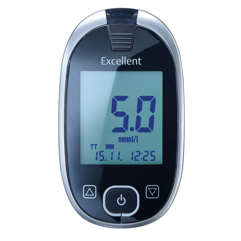 GlucoCheck Excellent Blutzuckermessgerät mmol/l  Gerät