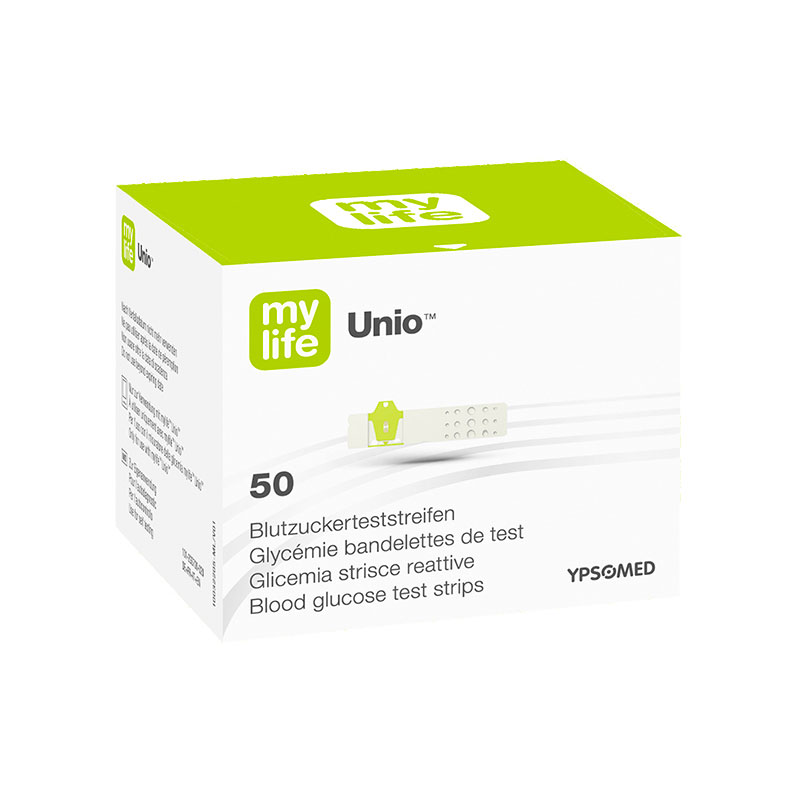 mylife Unio Blutzucker-Teststreifen Verpackung