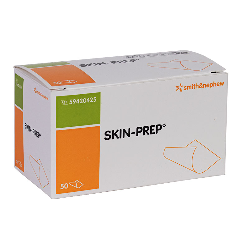 Skin-Prep Hautschutztücher 50 Stück Verpackung