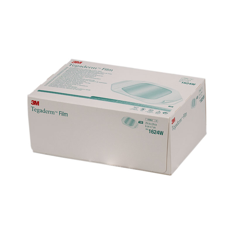 Tegaderm 1624W Transparentverbände steril 6 x 7 cm Verpackung