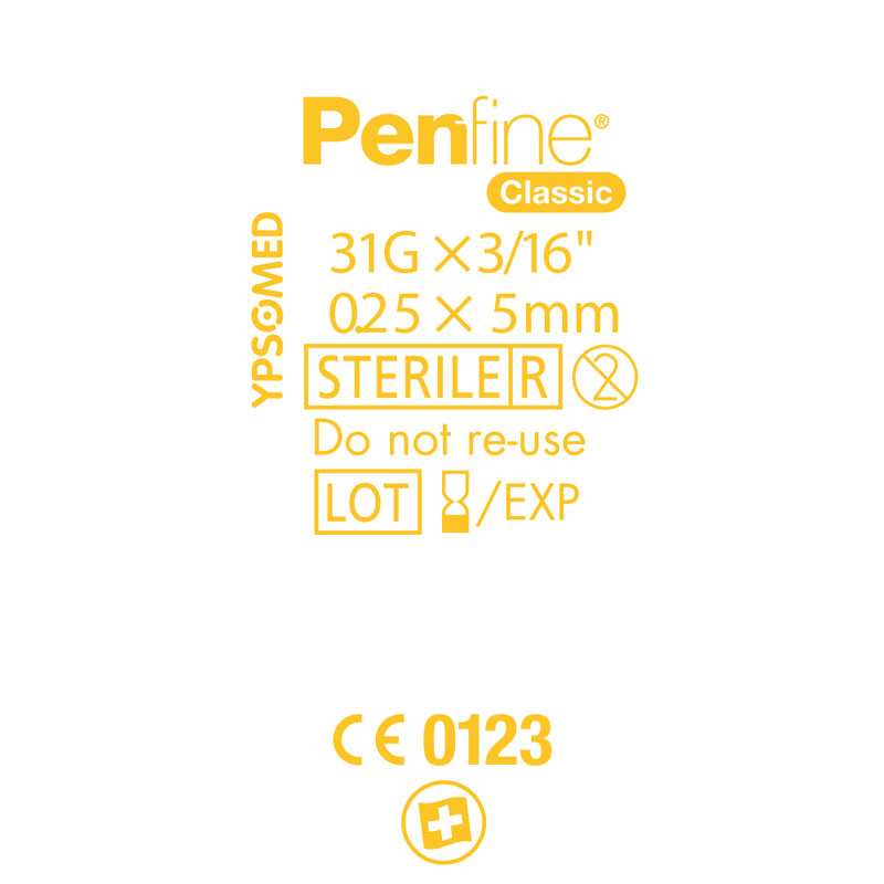mylife™ Penfine Classic ® 4 mm 31G / 0,25mm