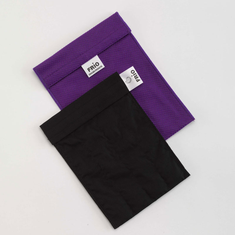 FRIO Große Tasche Lila 14 * 19 cm mit Außen- und Innentasche