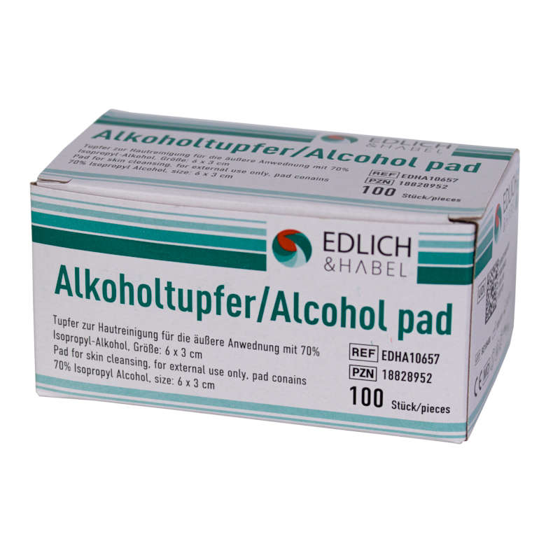 Alkoholtupfer Verpackung Inhalt 100 Stück