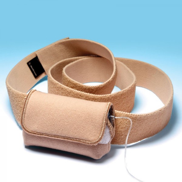 Bauchgurt mit Bauchtasche für 5er uind 7er Serie Beige