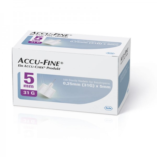 Accu-Fine® Pennadeln 0,25 mm (31G) /5 mm