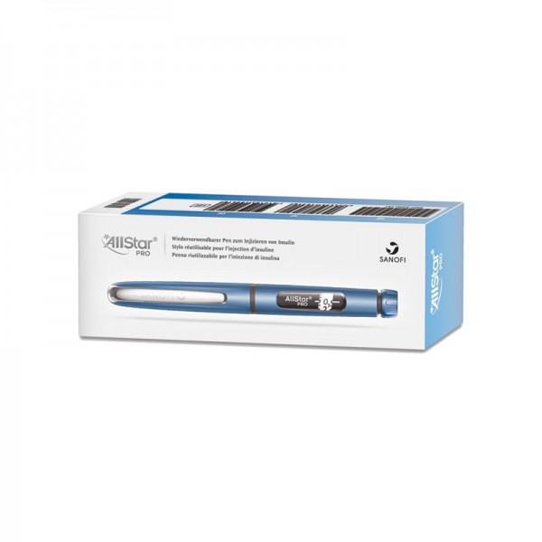 AllStar® Insulinpen blau 3 ml 1 er Schritte Verpackung