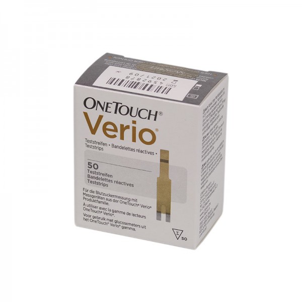 OneTouch Verio® Blutzucker-Teststreifen 50 Stk. Verpackung