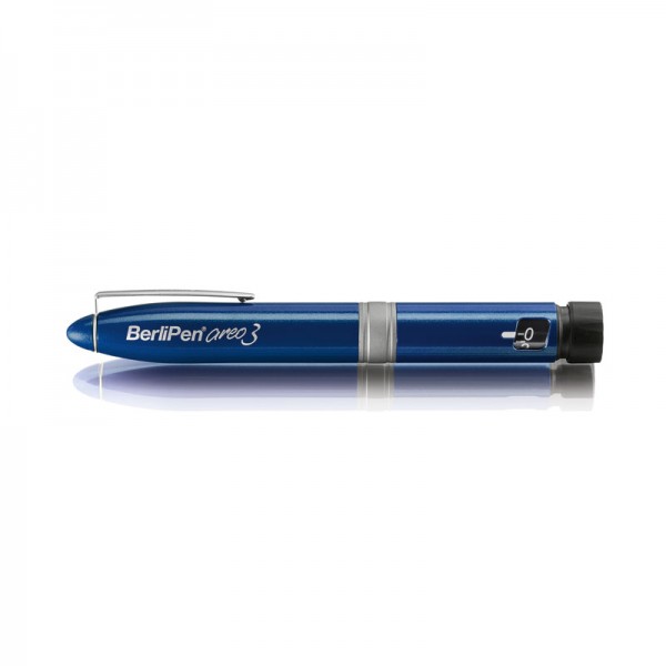 BerliPen® areo 3 blau Insulinpen 3 ml 1er Schritte