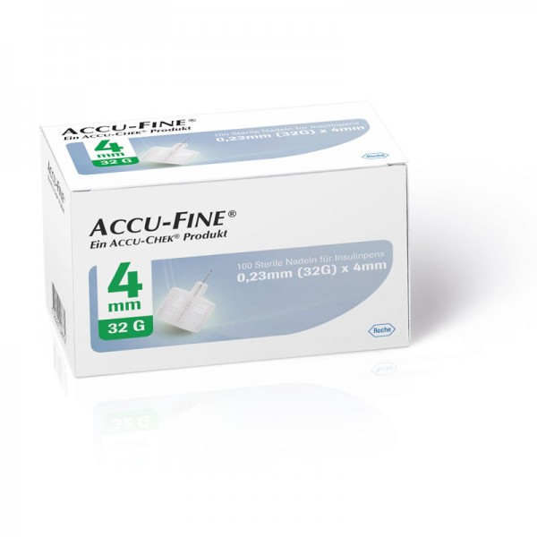 Accu-Fine® Pennadeln 0,23 mm (32G) /4 mm