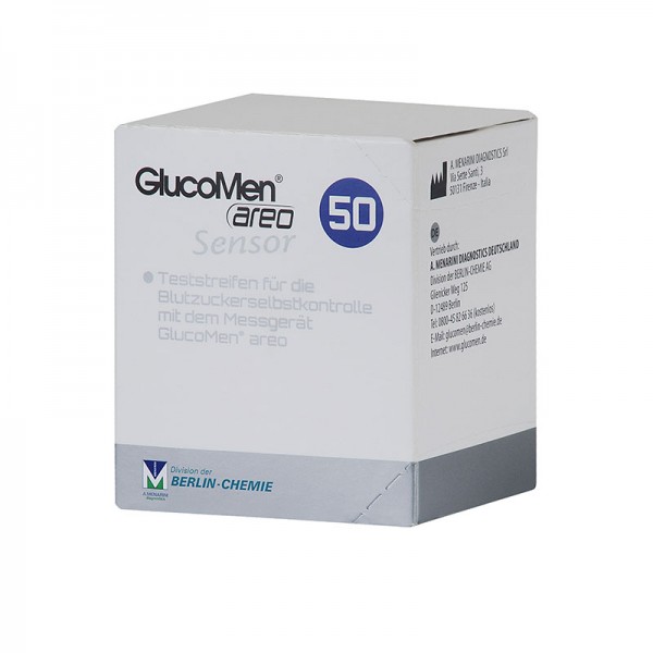 GlucoMen® areo Blutzuckerteststreifen 50 Stück