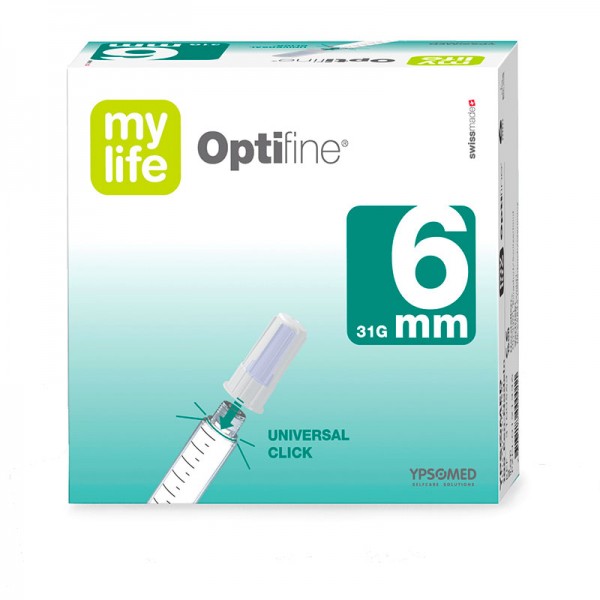 mylife™ Optifine® 6 mm 31G/0,25 mm Verpackung