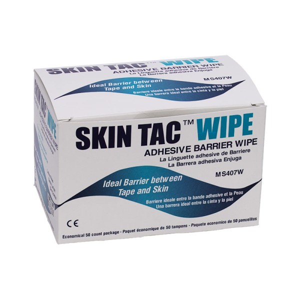 Skin Tac Adhesive Wipes - Tücher für Hautschutz / 50 Stück
