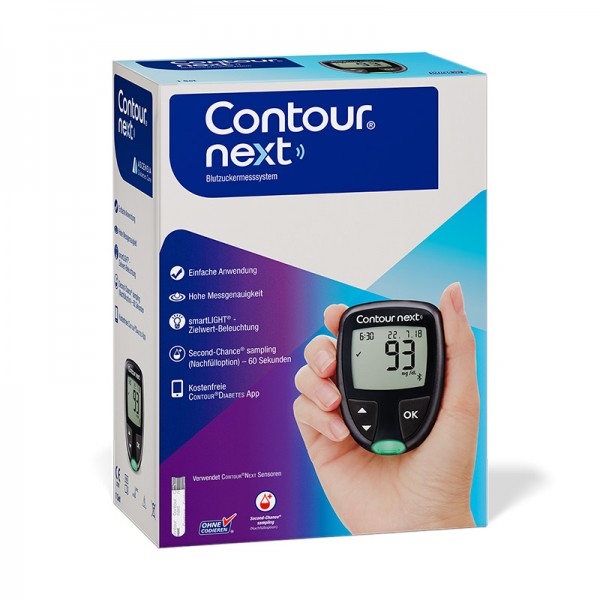 CONTOUR® NEXT Blutzuckermessgerät mg/dl Verpackung