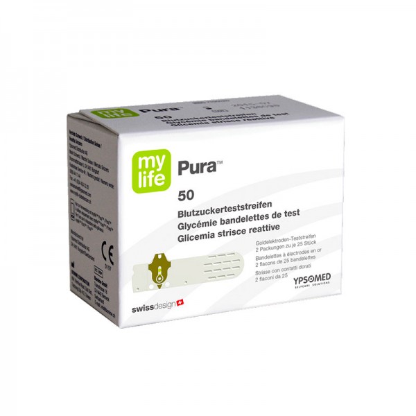 mylife Pura® Blutzucker-Teststreifen Verpackung