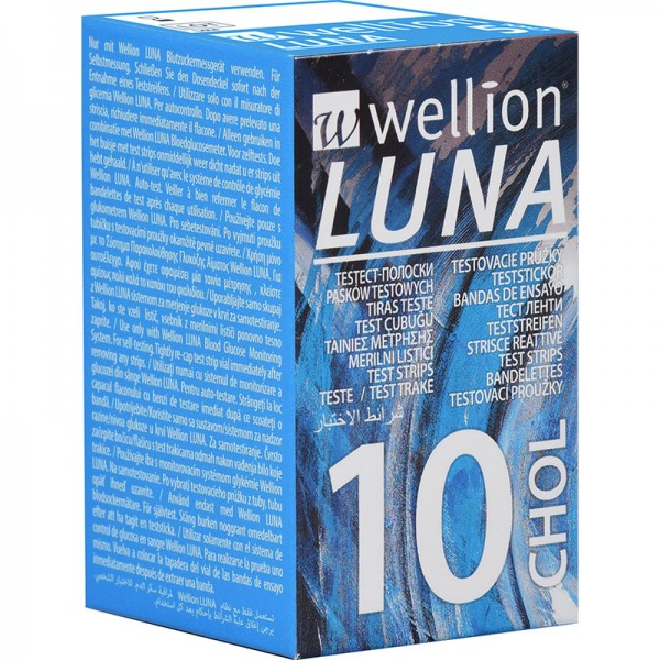 Wellion LUNA Cholesterinteststreifen 10 Stück