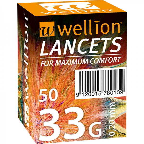 Wellion 33G Lanzetten 50 Stk.